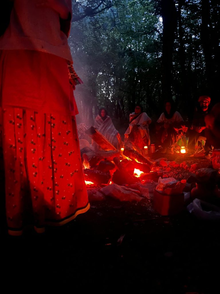 feu sacré chamanique mexicain