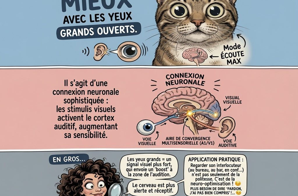 Le surprenant pouvoir de la connexion oeil-oreille